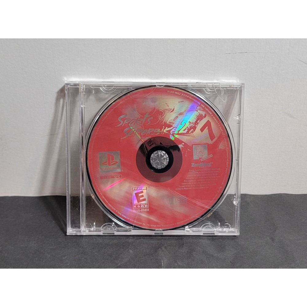 Sports Superbike 2 Sony PlayStation 1 PS1 Racing Game SLUS-01459 Disc Tested